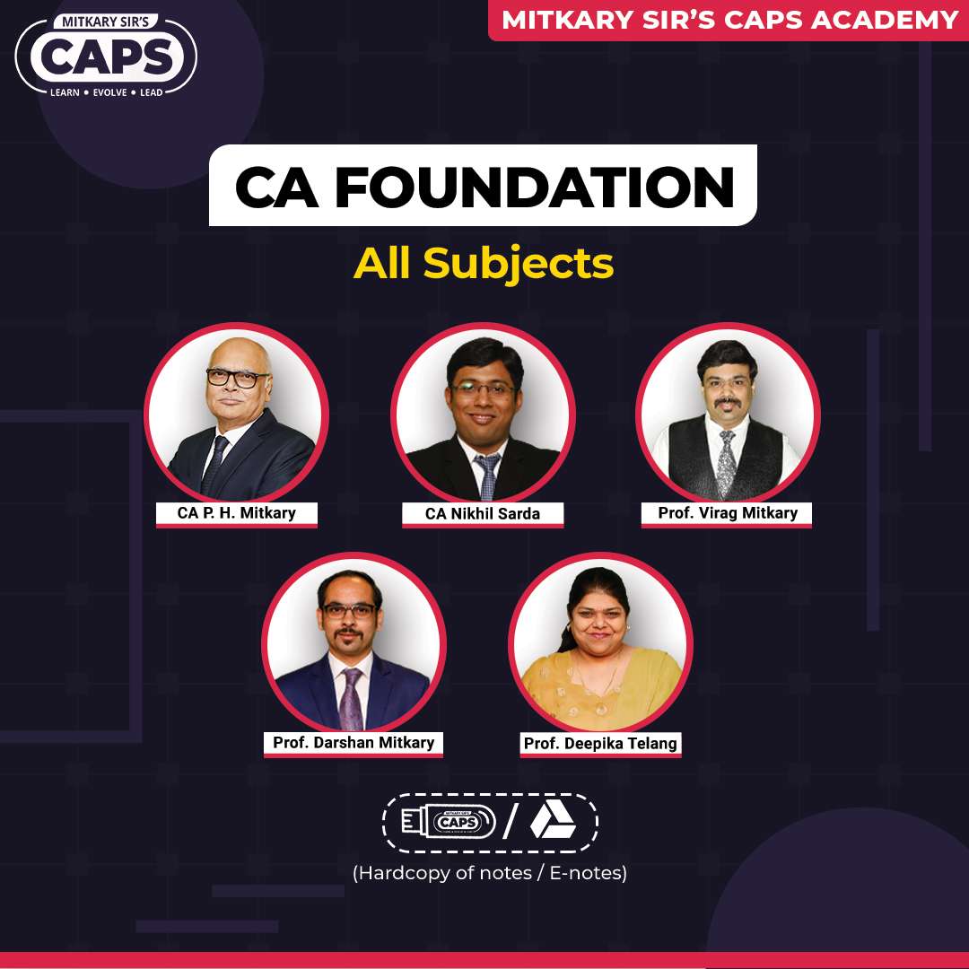 ca foundation from caps academy